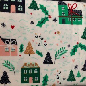 5 1/2 yards Flannel Fabric Craft Material Bolt Christmas Print #37